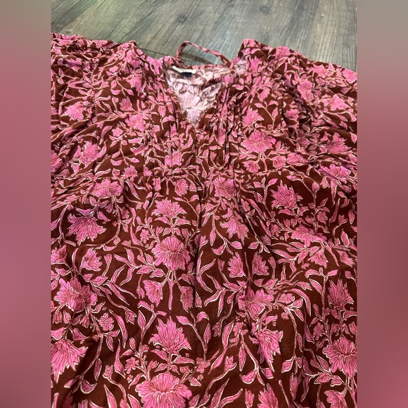 Women’s Universal Threads Goods Co XXL Pink Floral Dress - Picture 7 of 7